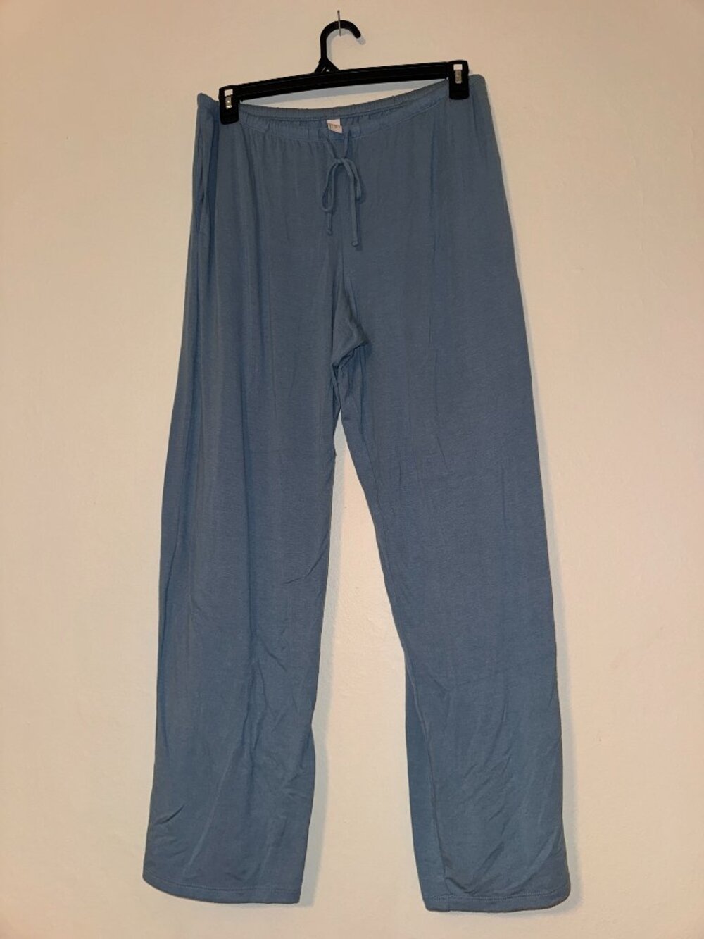 Adore Me Blue Soft Wide Leg Drawstring Lounge Pants